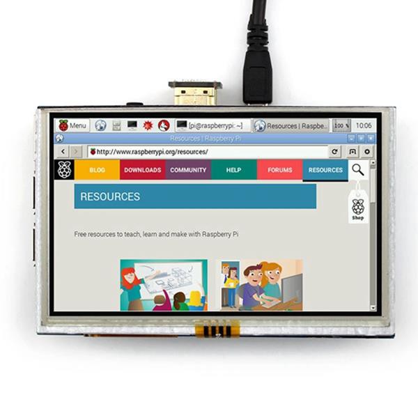 5 Inch HDMI Resistive Touchscreen LCD 5 Inch HDMI Resistive Touchscreen LCD